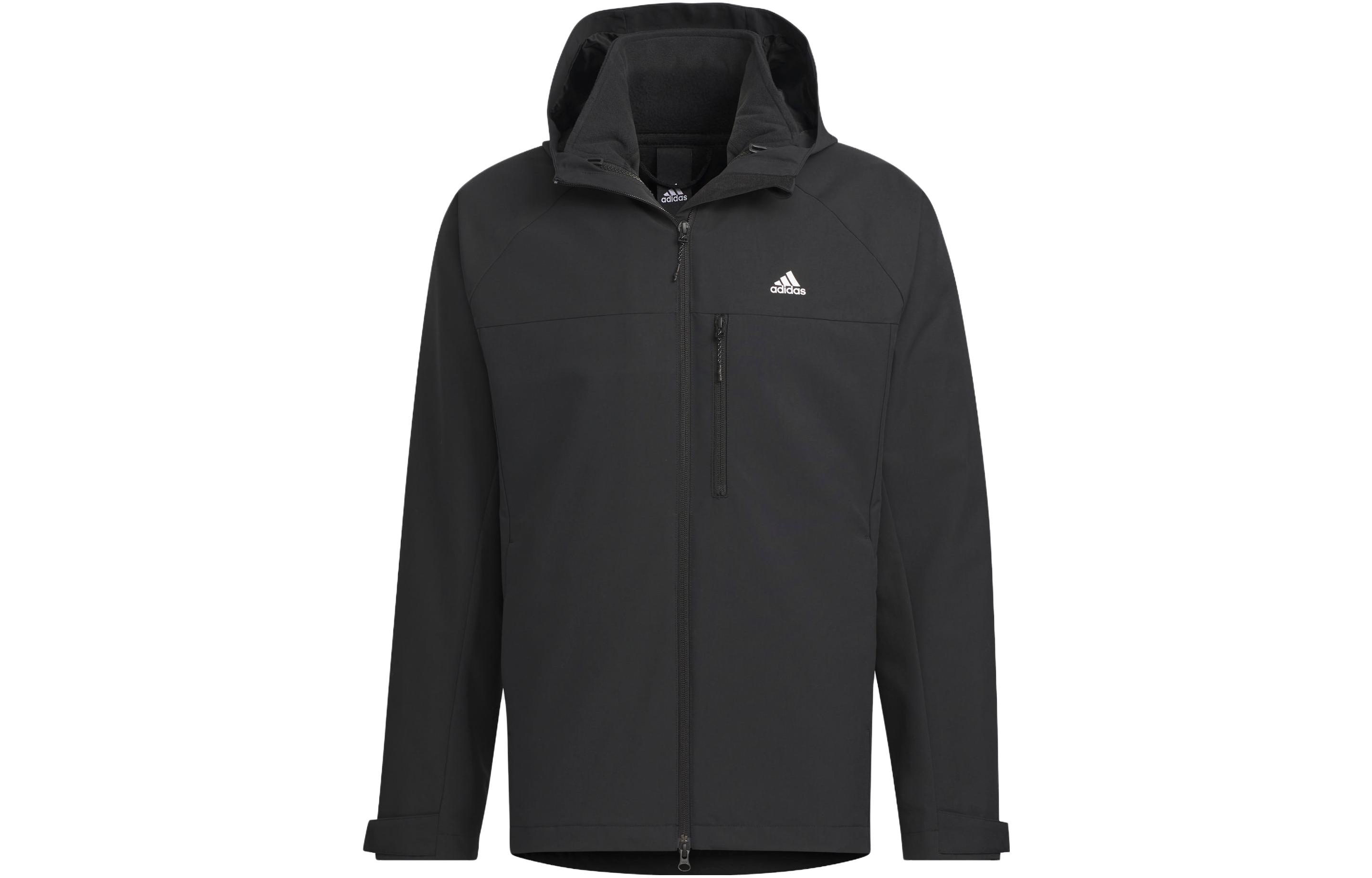 adidas THREE-IN-ONE Logo Print Triple Layer Hoodie  Casual Sports Jacket IV7594
