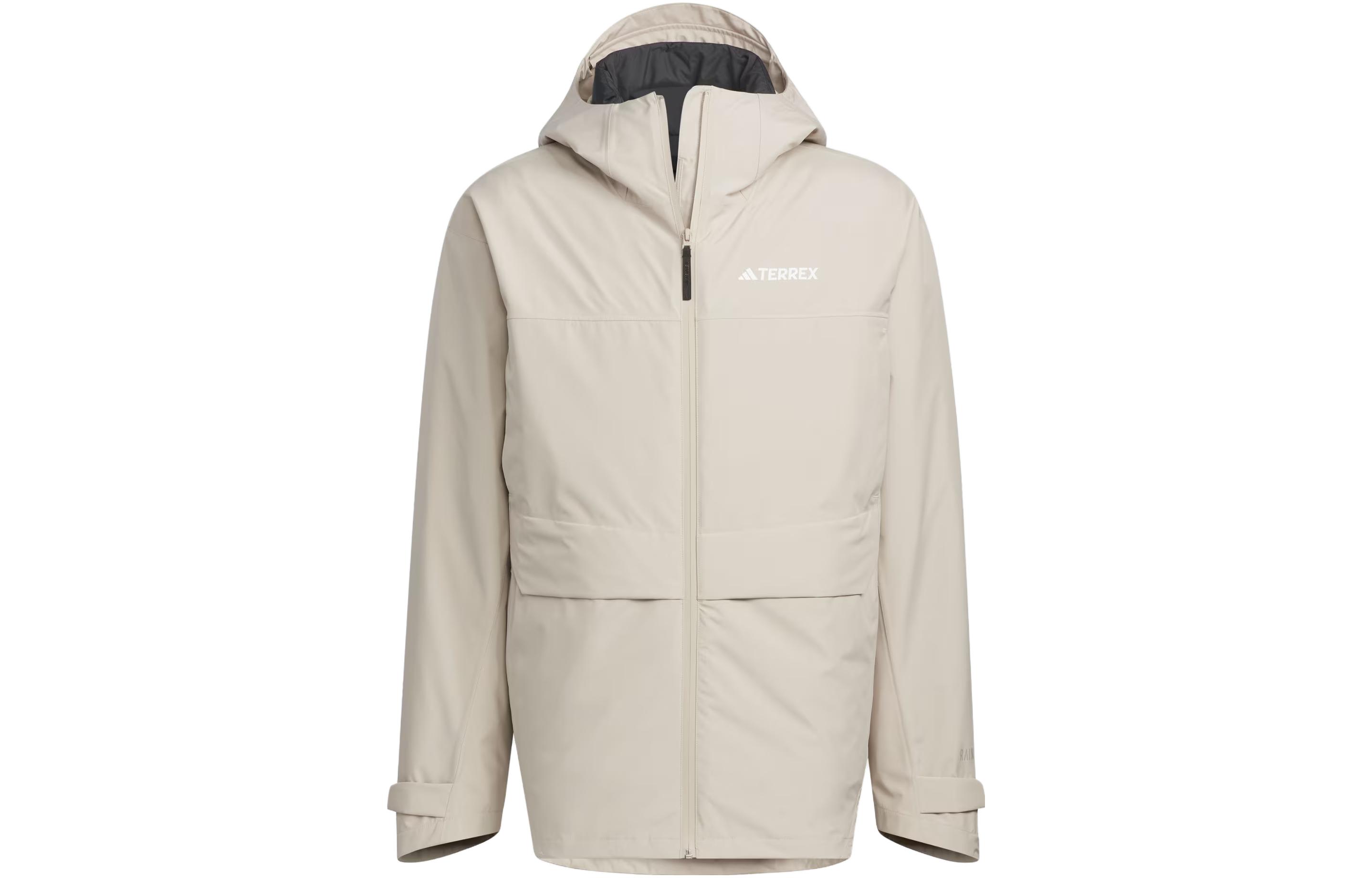 Order adidas 三合一防水Rain.Rdy戶外風衣外套米色 IL8986