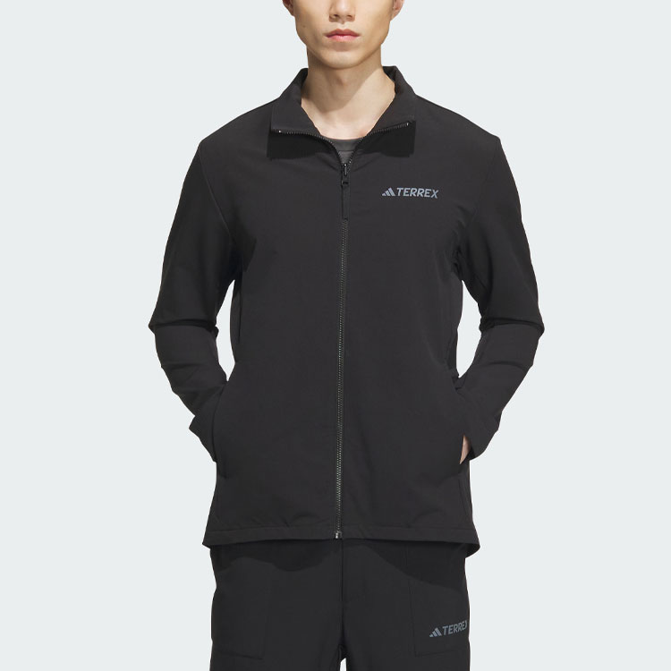 Sizing 아디다스 쓰리인원 레인 RDY 방수 아웃도어 자켓 라이트 카키 IL8973