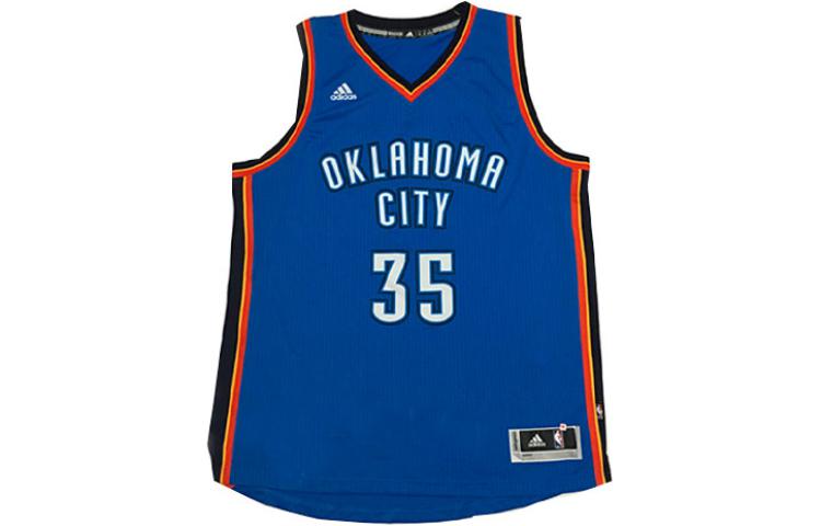 adidas Thunder Kevin Durant #35 Jersey V-neck Sleeveless  Blue A46194
