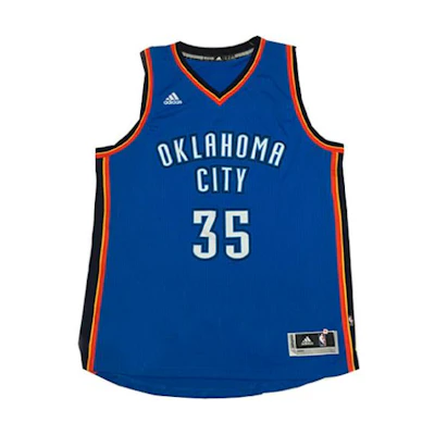 adidas Thunder Kevin Durant #35 Jersey V-neck Sleeveless Blue A46194