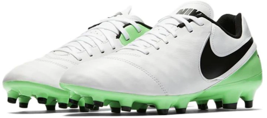 adidas Tiempo Genio 2 Leather FG 'Putih Hijau Elektro' 819213-103 Lookbook adidas Tiempo Genio 2 Leather FG 'Putih Hijau Elektro' 819213-103