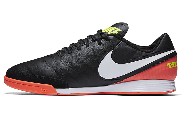adidas TiempoX Genio 2 Leather IC 'Black Hyper Orange'