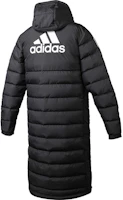 Lookbook Adidas Tiro21 長版羽絨足球外套, 冬季黑色 GM5245