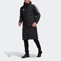Shop Adidas Tiro21 長版羽絨足球外套, 冬季黑色 GM5245