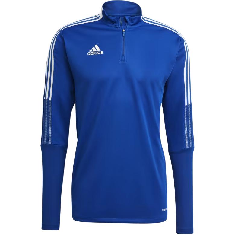 adidas TIRO 21 Training Top Pullover Sweatshirt Blue - Unisex, Striped Design GH7302