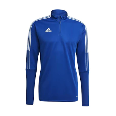 adidas TIRO 21 Training Top Pullover Sweatshirt Blue - Unisex, Striped Design GH7302