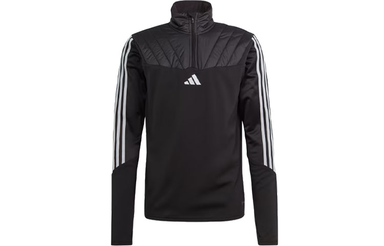 adidas TIRO 23 Club Winterized Retro Track Jacket Black Long Sleeve Top IA5373