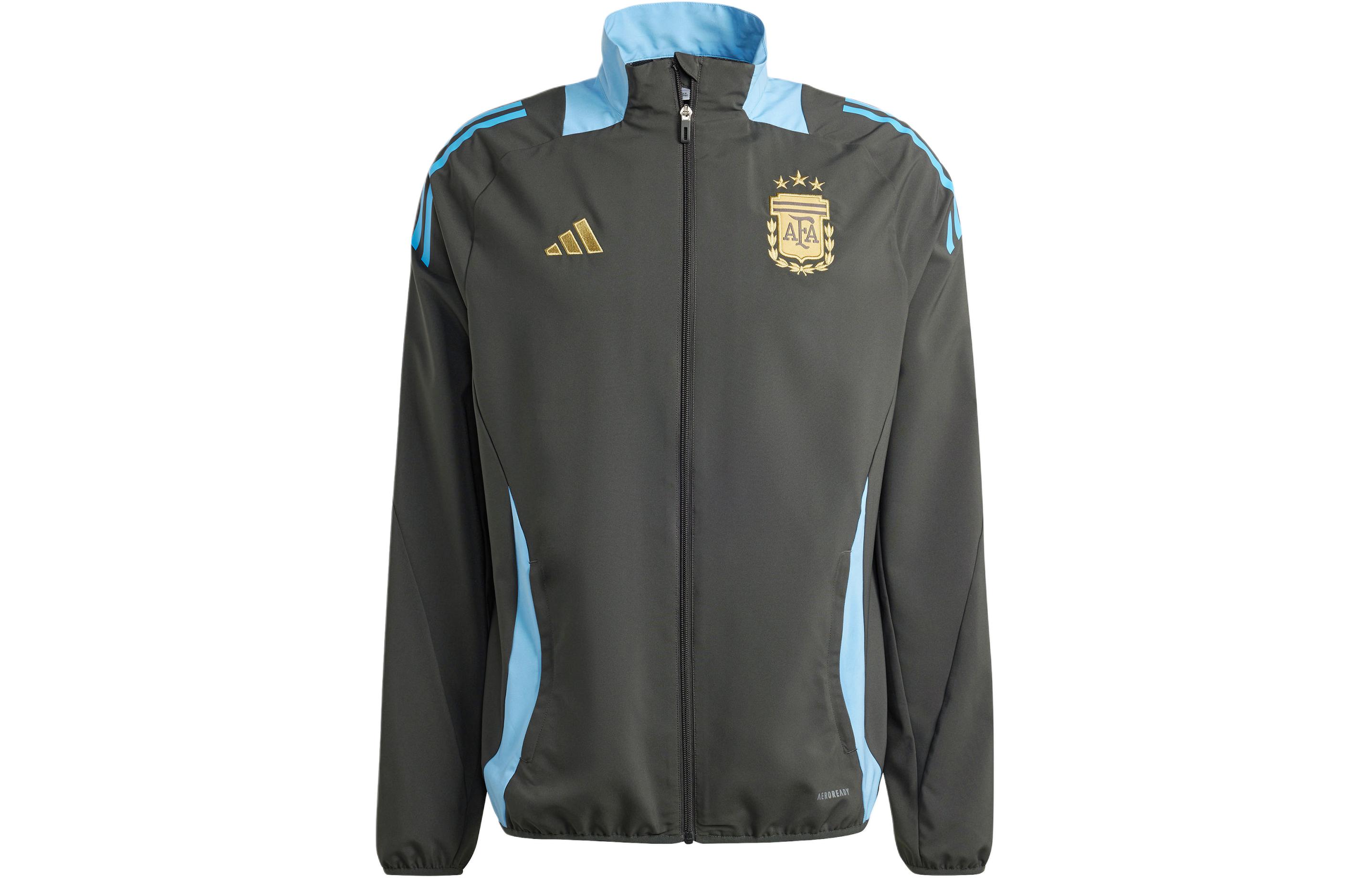 adidas Tiro 24 Argentina Competition Carbon Black Retro Track Jacket Men. IQ0805