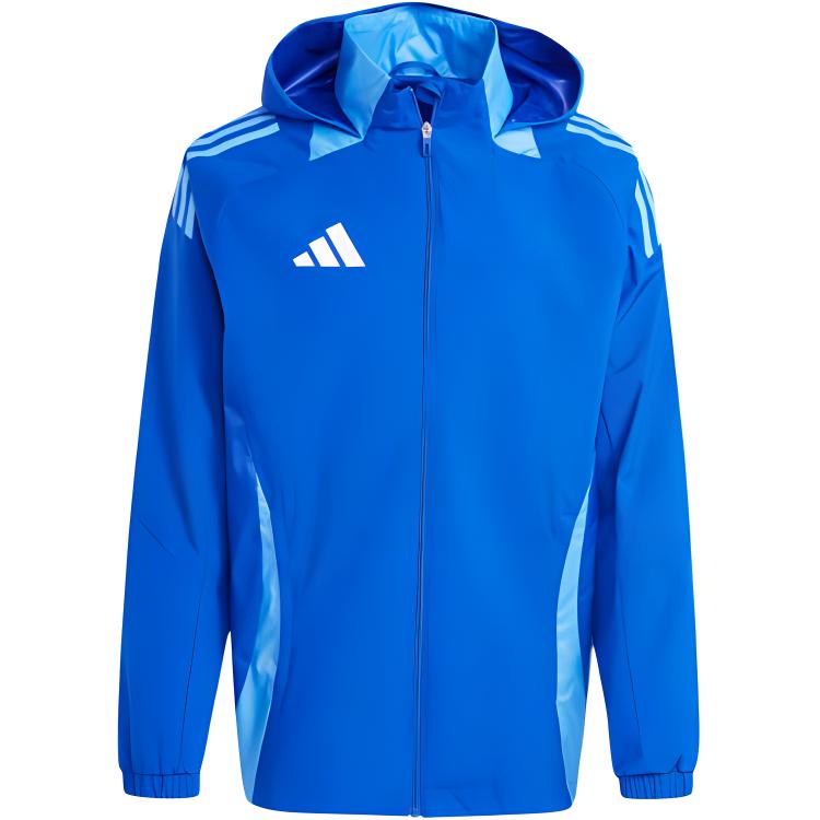 adidas Tiro 24 Competition All-Weather Hoodie Jacket Blue () IR7561