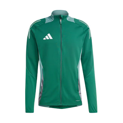 adidas TIRO 24 Green Retro Track Jacket with Striped Design for Men IR5493