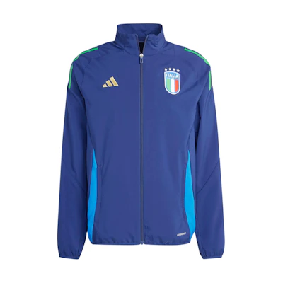 adidas Tiro 24 Italy Competition Soccer Training Jacket Navy Blue Mens IQ2184