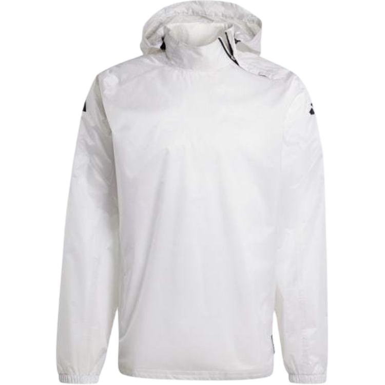 adidas TIRO 24 PRO Waterproof Detachable Hood Soccer Jacket White . IT7109