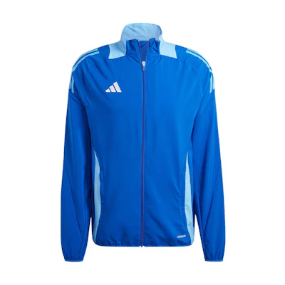 adidas Tiro 24 Retro Track Jacket Blue Full-Zip with Logo Print IR7598