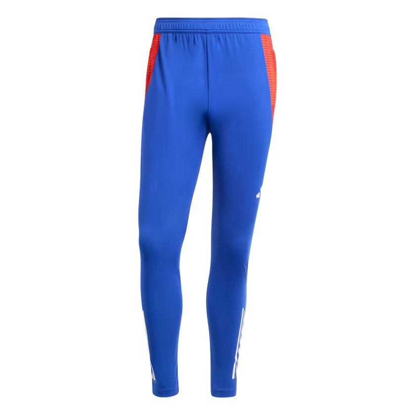 adidas TIRO 24 Soccer Pants Moisture-Wicking Training Lightweight Blue/White JF4193