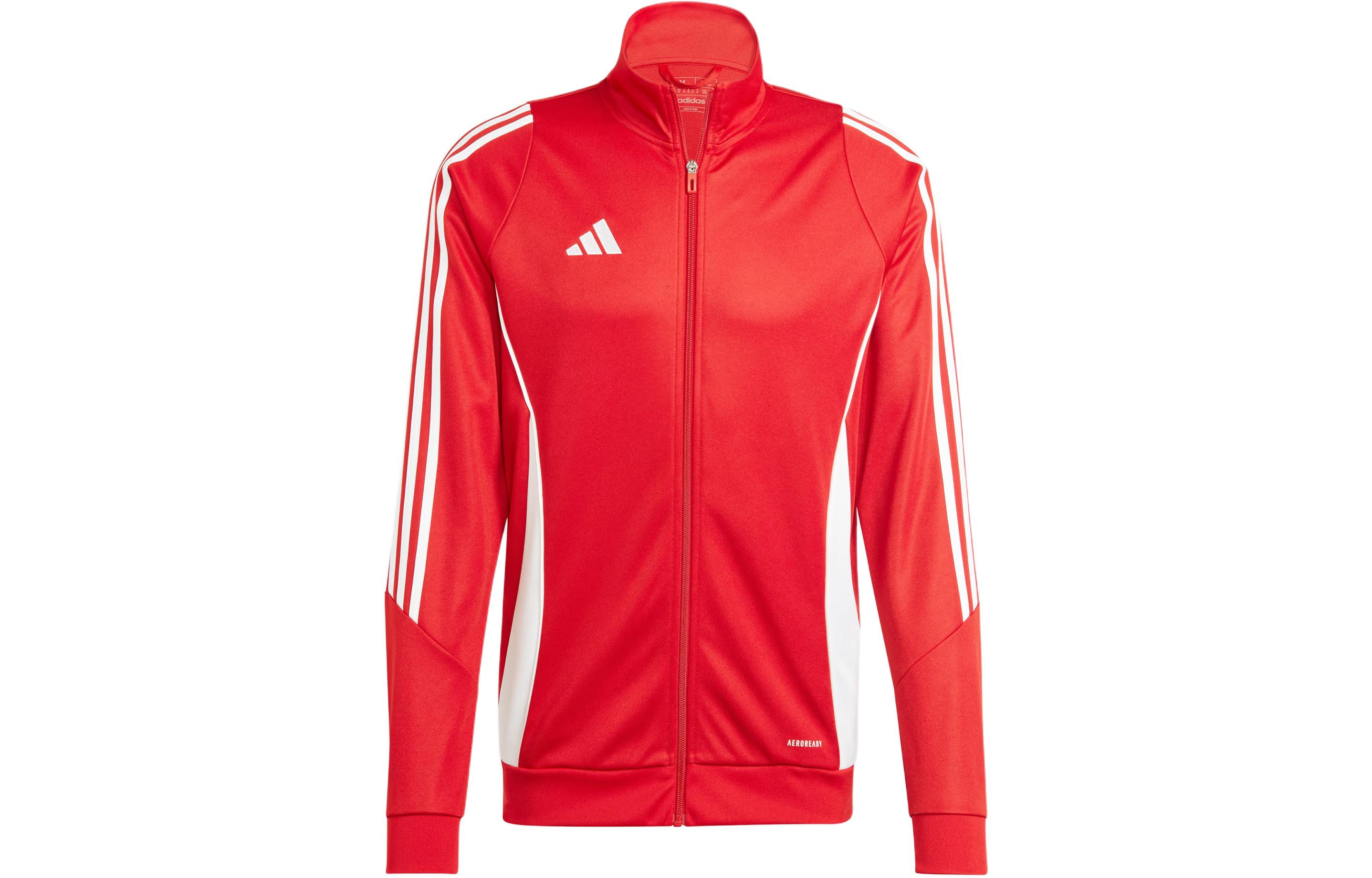 adidas Tiro 24 Training Jacket Red 3-Stripe Retro Sports Track Jacket IR7499