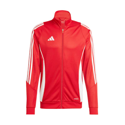 adidas Tiro 24 Training Jacket Red 3-Stripe Retro Sports Track Jacket IR7499