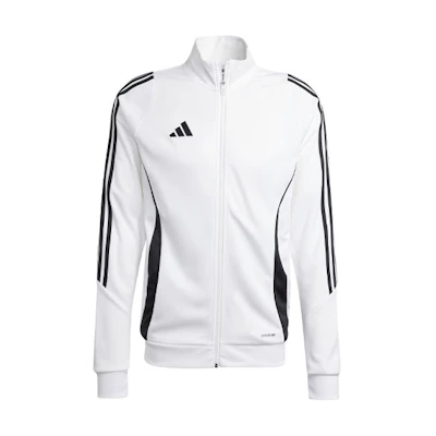 adidas Tiro 24 Training Jacket White Retro Track Jacket with 3 Stripes IV7251