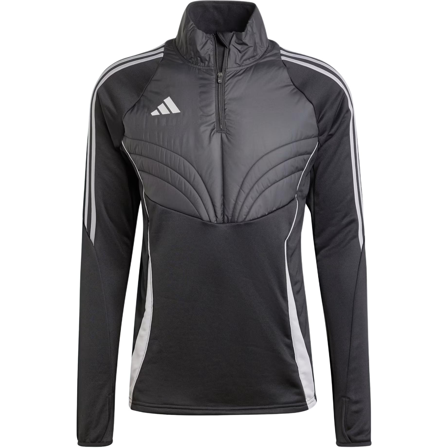 adidas TIRO 24 Winterized Retro Sport Track Jacket Black Casual Zip-Up IM9966