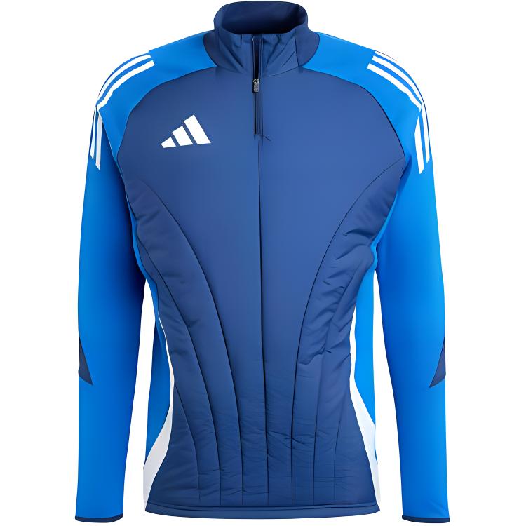 adidas Tiro 24 Winterized Retro Striped Track Jacket Royal Blue Mens IY0120