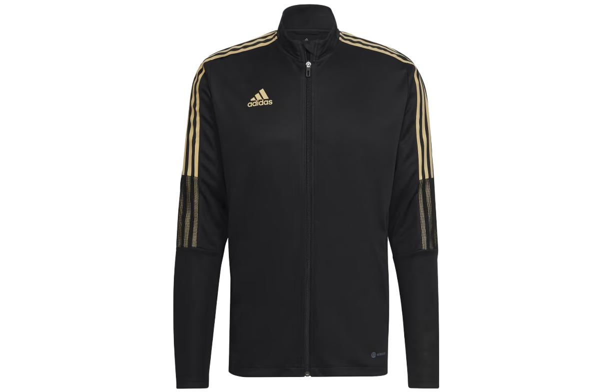 adidas Tiro Jacket Black Retro Full-Zip Track Jacket with Logo for Men HI1123
