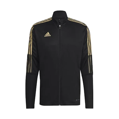 adidas Tiro Jacket Black Retro Full-Zip Track Jacket with Logo for Men HI1123