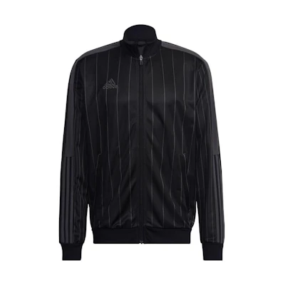 adidas Tiro Logo Striped Zip-Up Track Jacket Black Male HC1308
