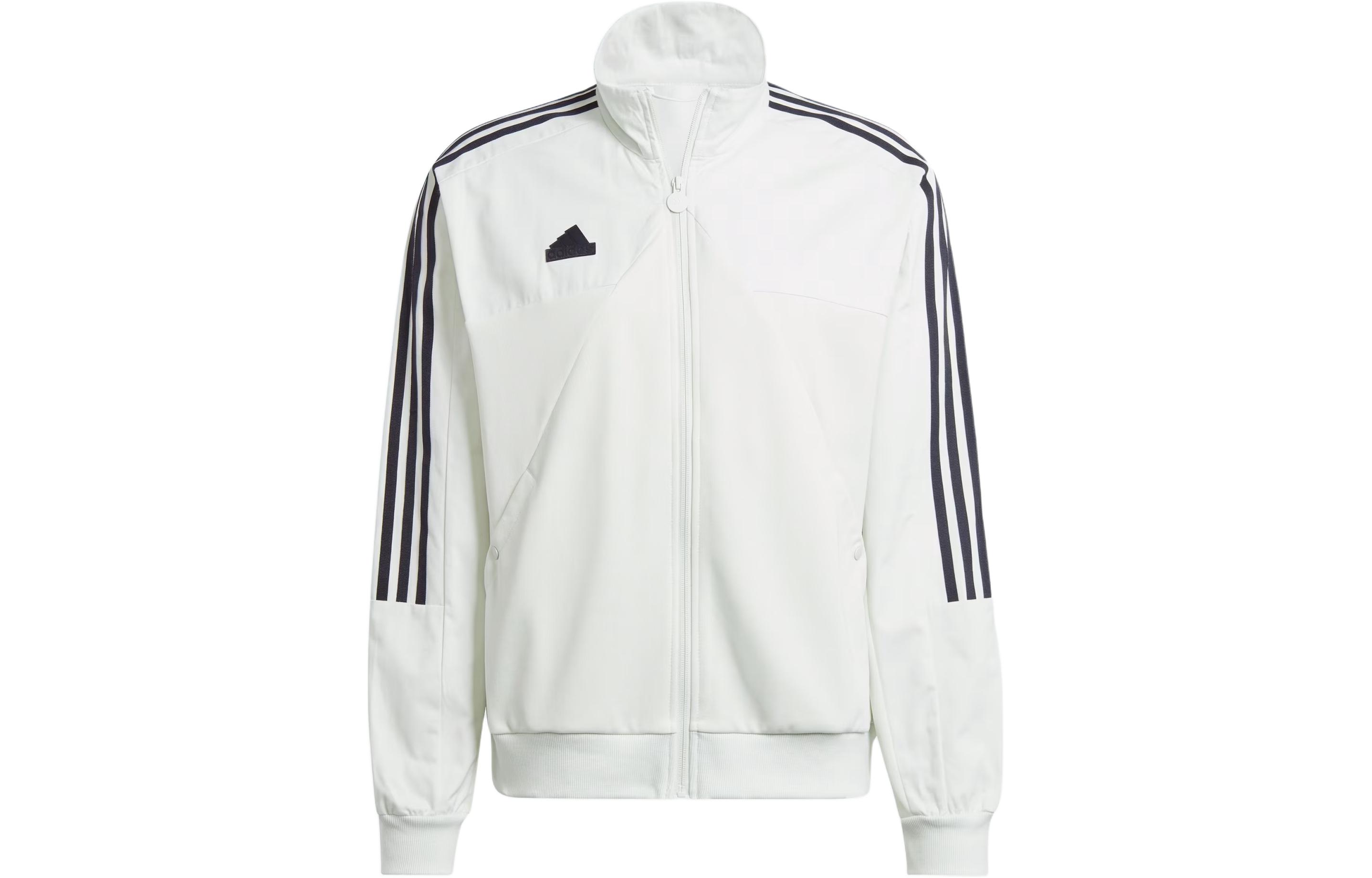 adidas Tiro Material Mix Track Jacket Jade White Retro Full-Zip Jacket IS1503