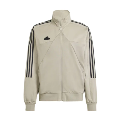 adidas Tiro Material Mix Track Jacket Khaki Full-Zip Striped Jacket IS1506