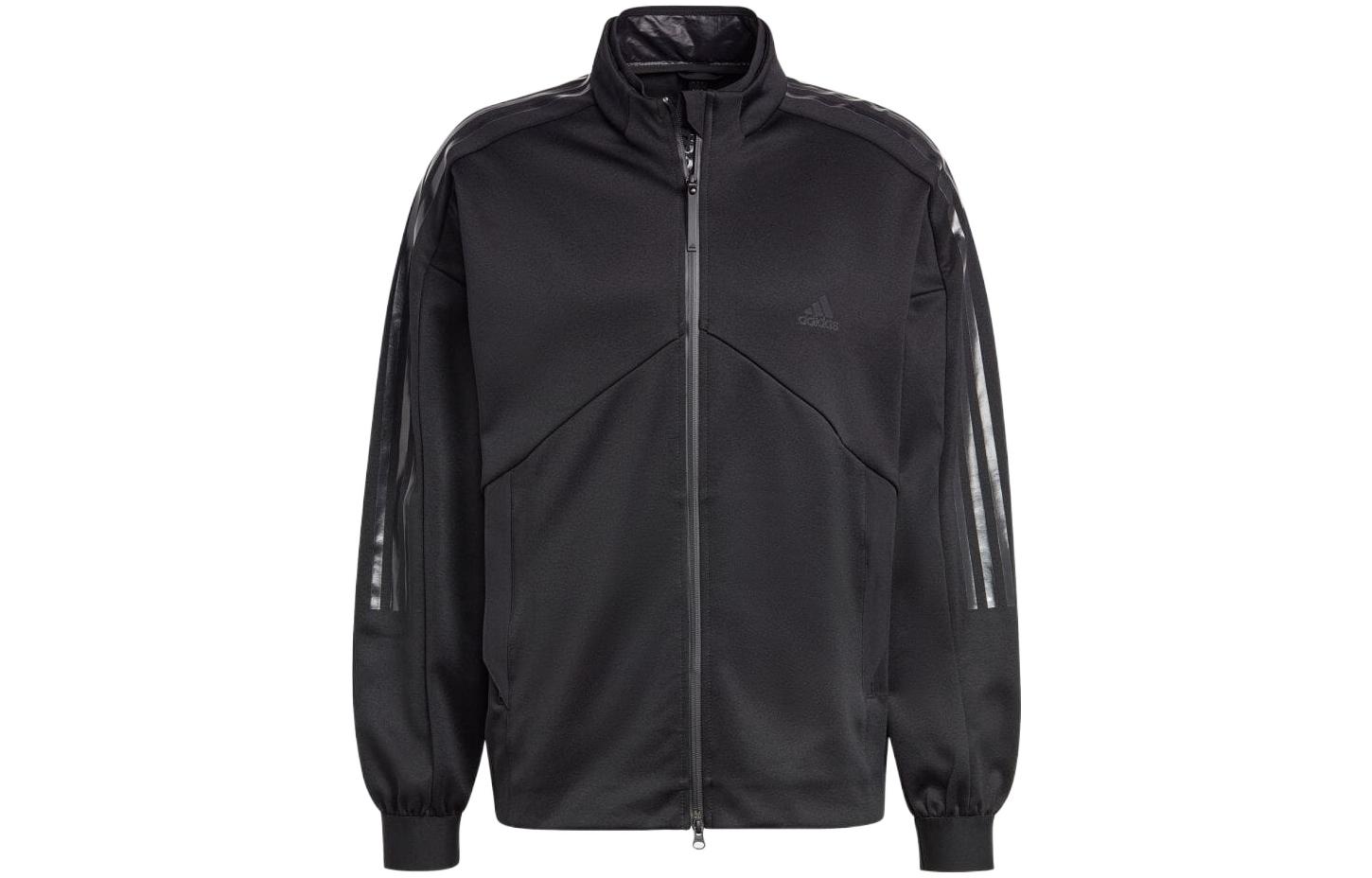 adidas Tiro Solid Black Full-Zip Track Jacket Long Sleeve HY3785