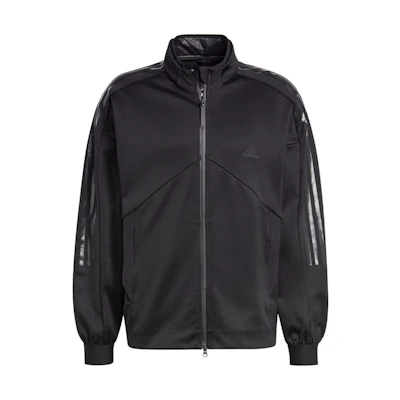 adidas Tiro Solid Black Full-Zip Track Jacket Long Sleeve HY3785