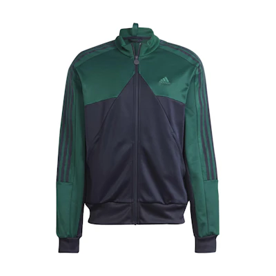 adidas Tiro Track Top Retro Zip Jacket in Ink Blue with Stripes IM2895