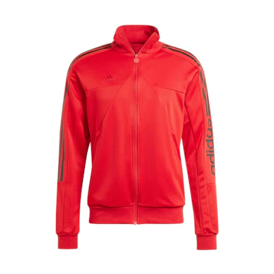 adidas Tiro Wordmark Red Track Jacket Retro Stylish Zip-Up Sportswear IT7111