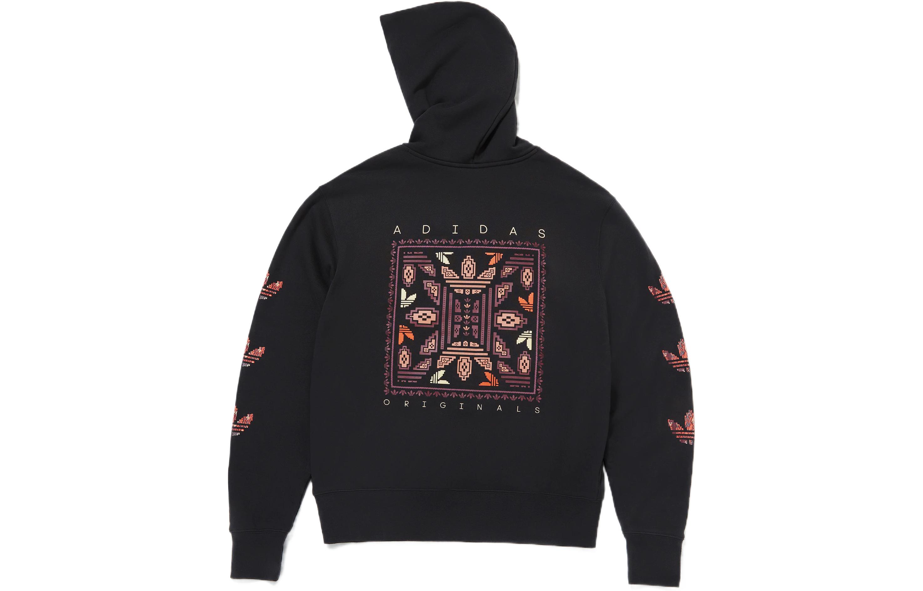 adidas TOC GFX Hoodie Black - Unisex Sweatshirt with Back Graphic Design IL8565