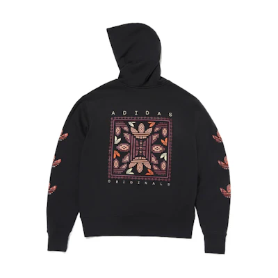 adidas TOC GFX Hoodie Black - Unisex Sweatshirt with Back Graphic Design IL8565