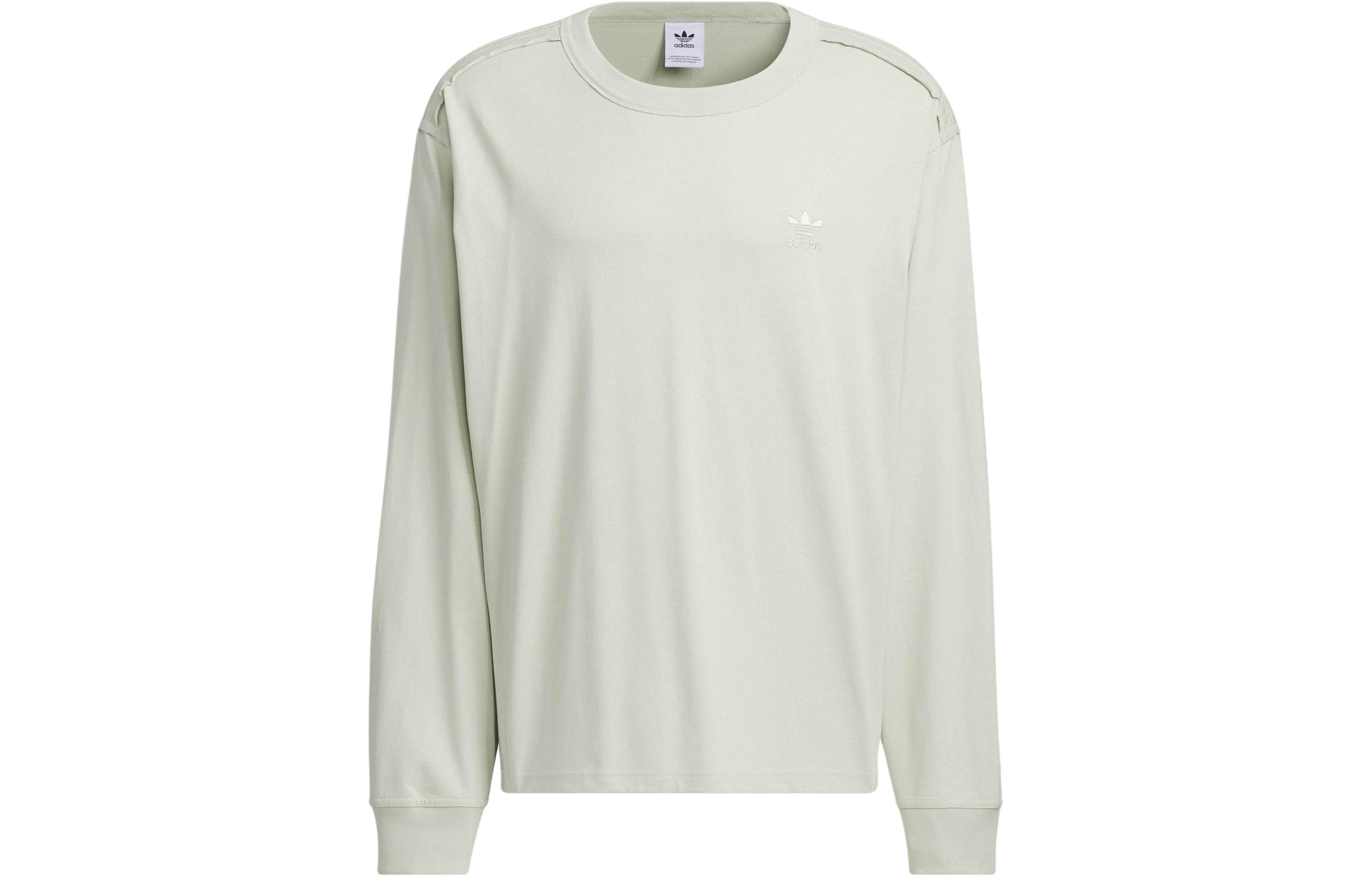 adidas TOC Long Sleeve Tee Unisex Pullover Sweatshirt Halo Green JG1521