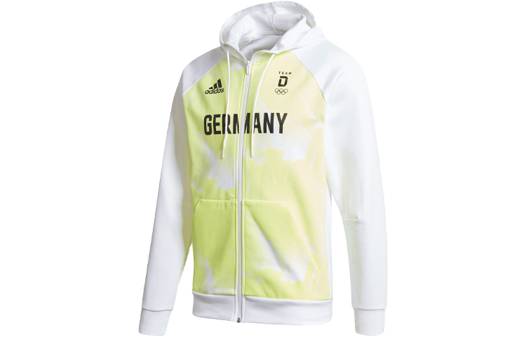 adidas Tokyo Olympics Germany Team Retro Hoodie Jacket White () FS0073