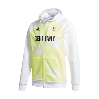 adidas Tokyo Olympics Germany Team Retro Hoodie Jacket White () FS0073