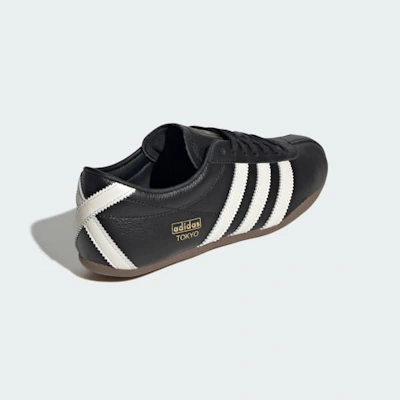 (Women) Adidas Tokyo Sneakers Core Black/Off White/Gold Metallic