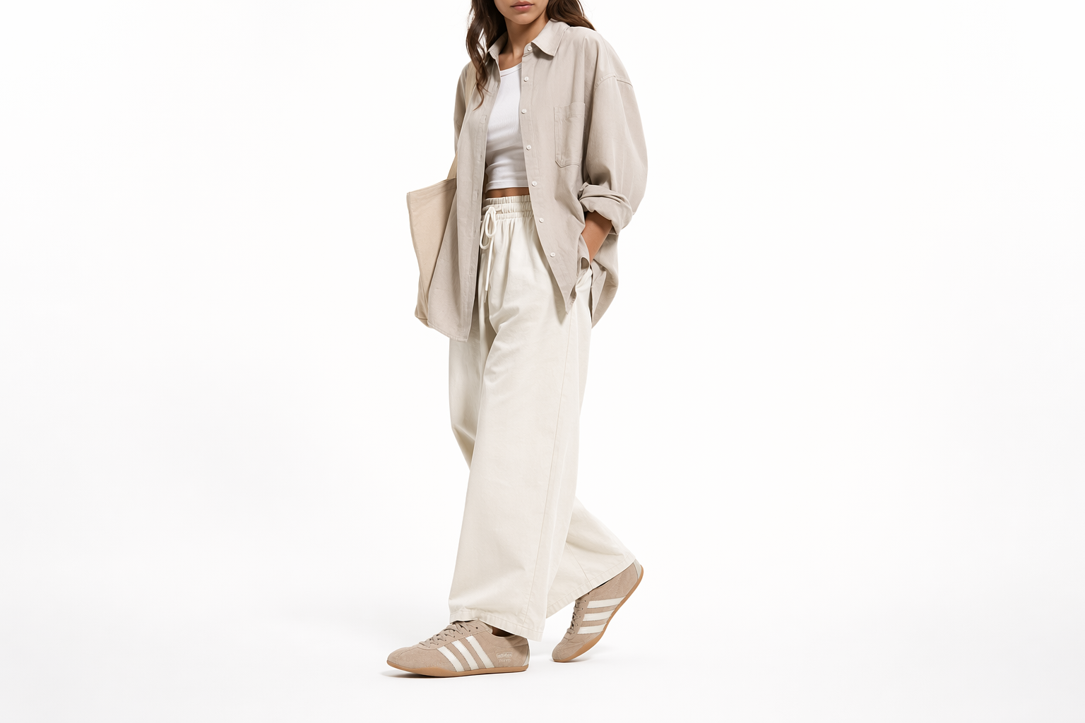 Order Adidas 東京運動鞋 石卡其/米白色/膠底 KI3583
