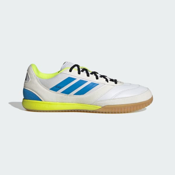 Order Adidas Top Sala Competition II Sepatu Futsal Putih/Biru/Listrik Kuning JP6983