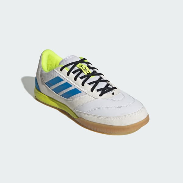 Purchase Adidas Top Sala Competition II Sepatu Futsal Putih/Biru/Listrik Kuning JP6983