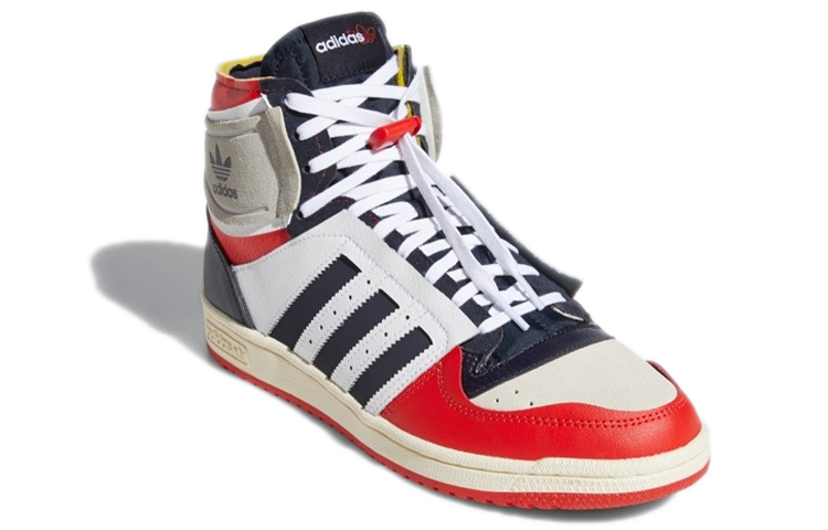 Lookbook アディダス トップテン DE 白/紺/赤 S24116