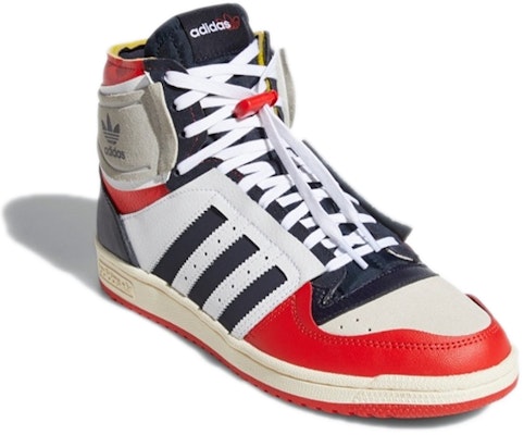 adidas Top Ten DE 'White Legend Ink Red' S24116 Lookbook adidas Top Ten DE 'White Legend Ink Red' S24116