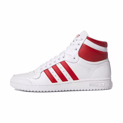adidas Top Ten Hi 'White Scarlet'