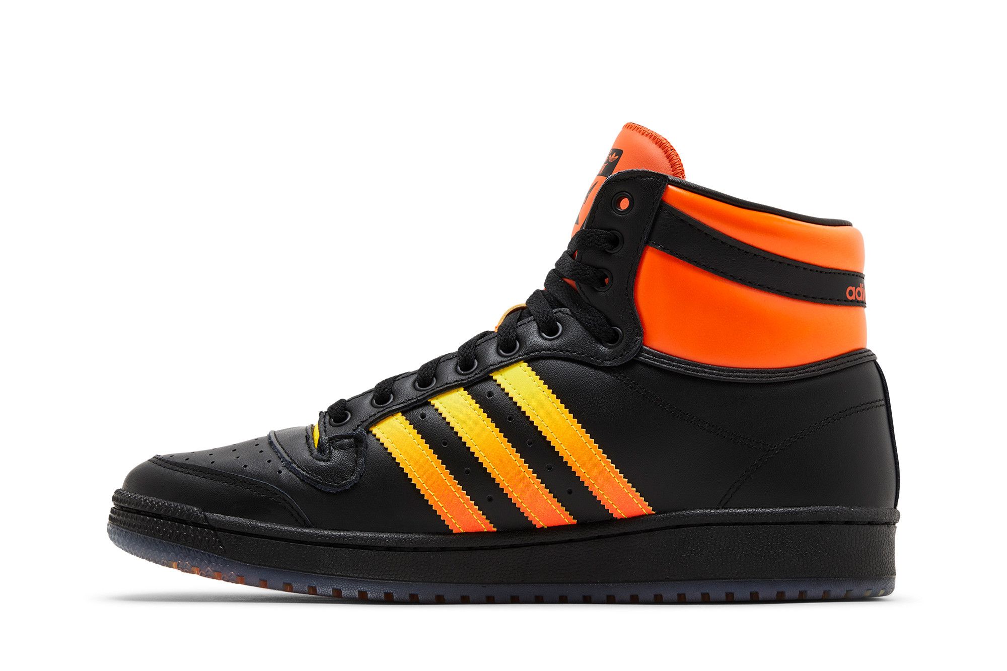 Lookbook adidas Top Ten High ''Zwart Beam Geel Gradient'' FZ5889