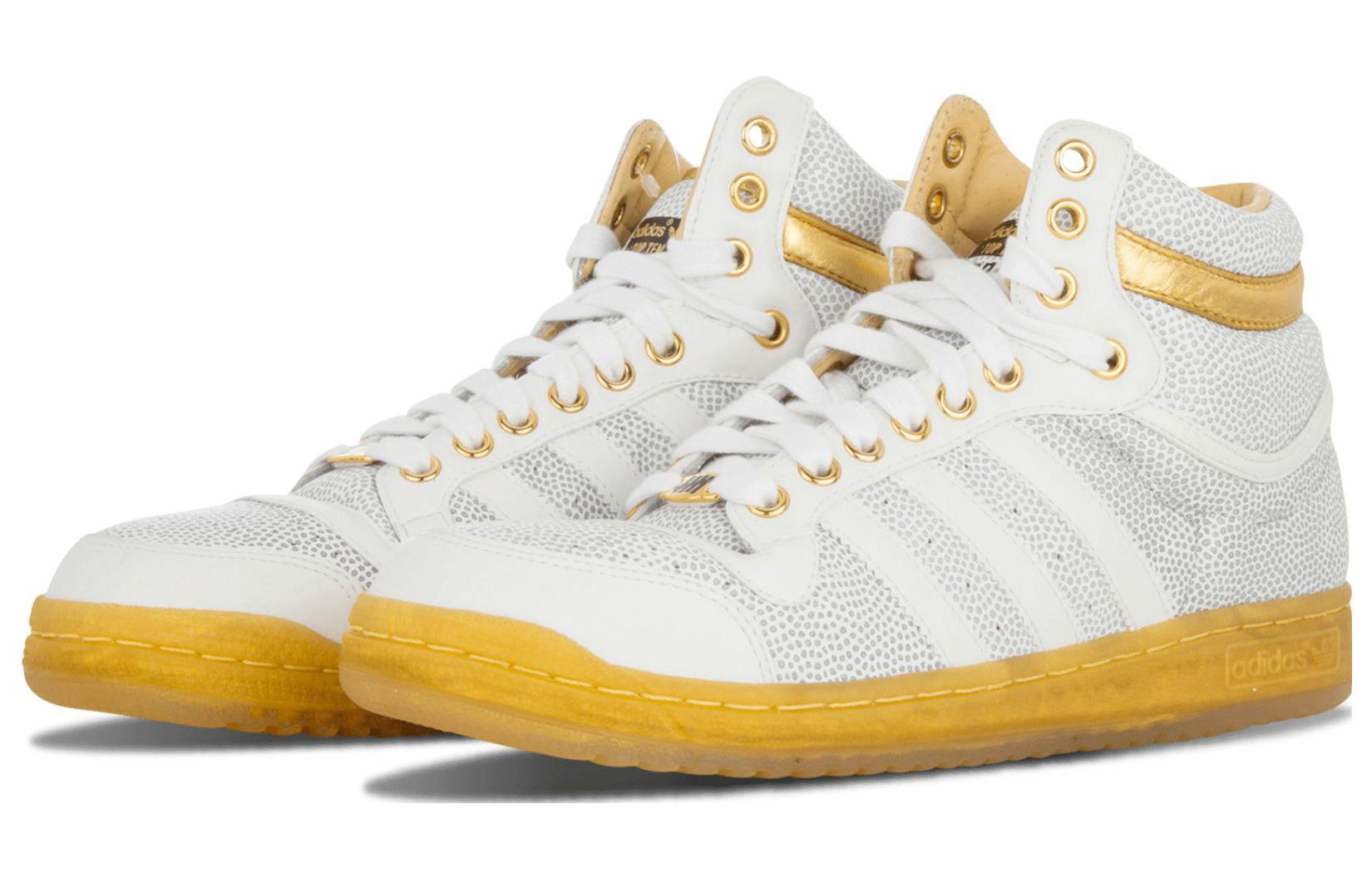 Purchase UNDEFEATED x Estevan Oriol x adidas originals Top Ten 1979 高帮 板鞋 白金色 特殊鞋盒 限量編號版