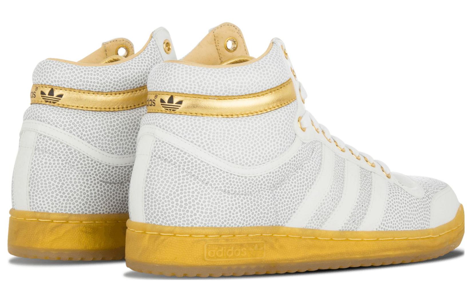 Details for UNDEFEATED x Estevan Oriol x adidas originals Top Ten 1979 高帮 板鞋 白金色 特殊鞋盒 限量編號版