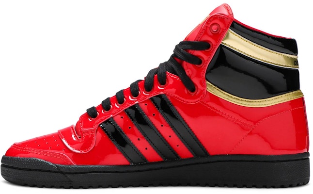adidas Top Ten High 'Scarlet Black' FV5501 Lookbook adidas Top Ten High 'Scarlet Black' FV5501