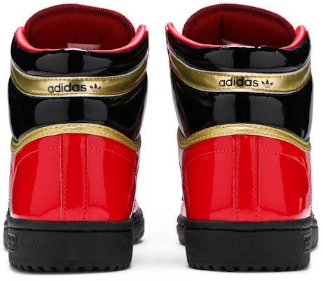 adidas Top Ten High 'Scarlet Black' FV5501 Details for adidas Top Ten High 'Scarlet Black' FV5501